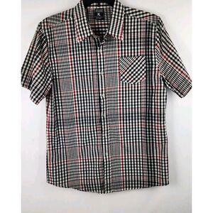 3rd Third Rail Button Up Shirt Mens Size‎ L Short Sleeve Collared